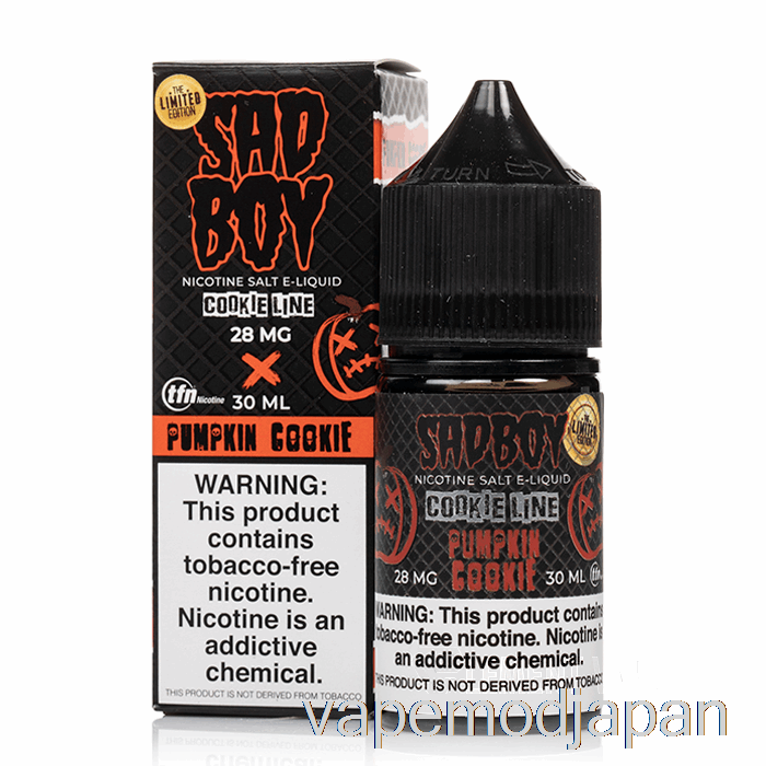 VAPE Japan パンプキンクッキー - サッドボーイ ソルト - 30ml 28mg